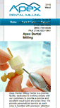 Mobile Screenshot of apexdentalmilling.com